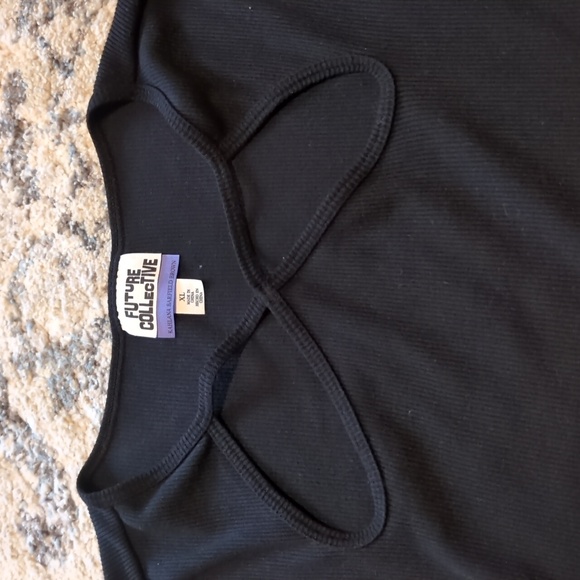 Future Collective Black cute XL bodysuit like new - Picture 2 of 3